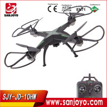Meistverkaufte SJY-JD-10HW fpv Echtzeit Video quadcopter 2,4G RC Drohne mit HD Kamera Großhandel Spielzeug Racing Drone